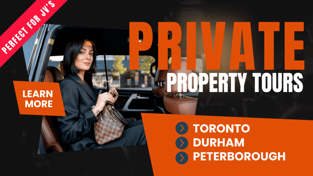 Private property tours in Toronto, Durham, Peterborough for homebuyers. Schedule your private viewing today!.